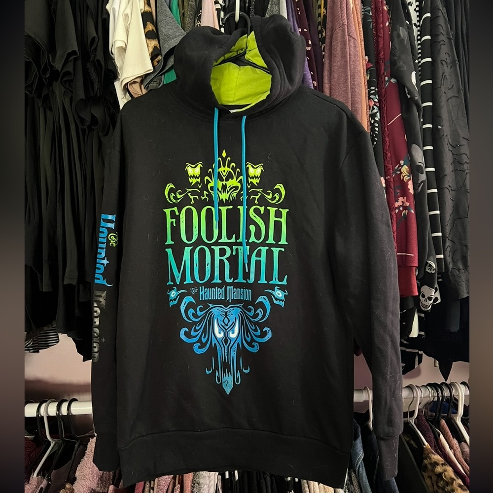 Black 'Foolish Mortal' Disney Hoodie